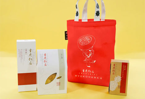 重慶飯店 meets ROUROU ミニキャンバストートバッグセット