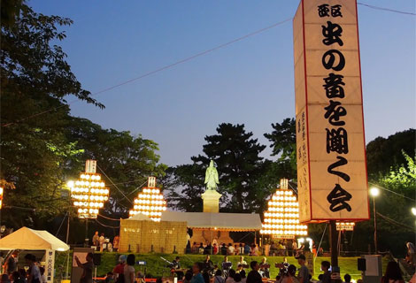 西区虫の音を聞く会