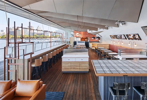 cafe&dining blue terminal