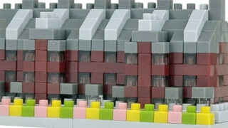 nanoblockの「赤レンガ倉庫」