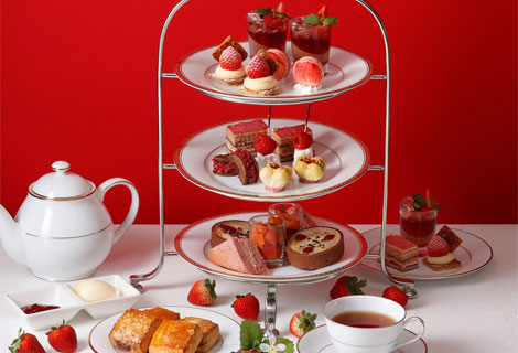 苺のアフタヌーンティー