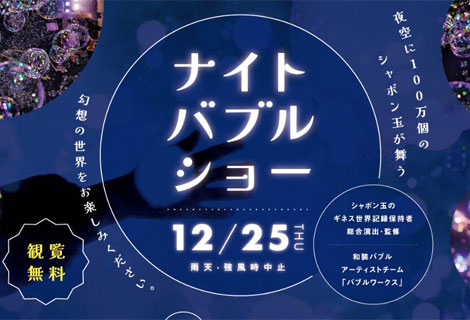 ナイトバブルショー