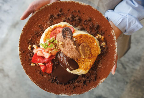 ミニマルチョコレートのメルティパンケーキ