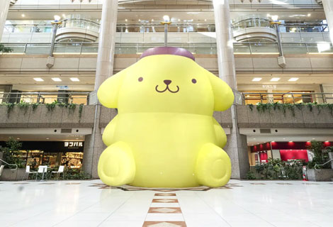 ポムポムプリン巨大バルーン