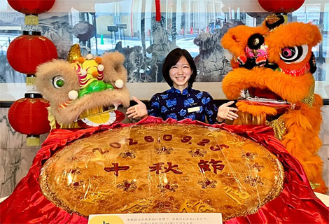 直径約1mの月餅